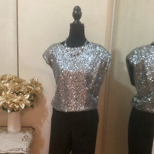 NWT EXPRESS Party Sparkly Women’s Blouse!